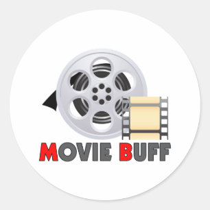 Sticker Rond Je suis un bouffon de cinéma