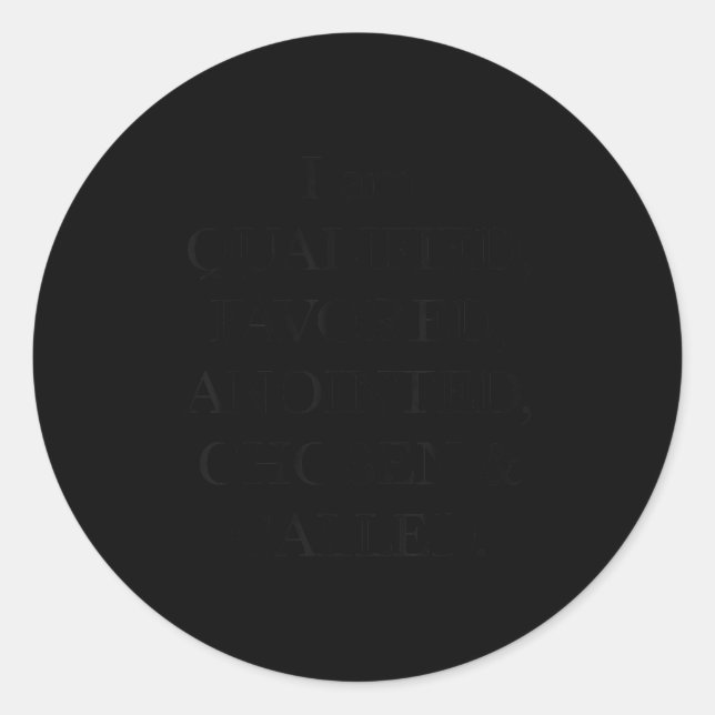 Sticker Rond Je suis un oignon favori qualifié nommé Chris (Devant)