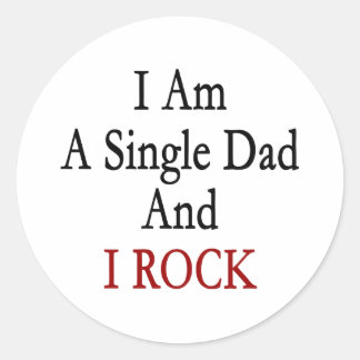 Sticker Rond Je Suis Un Père Simple Et Je Roche