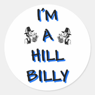 Sticker Rond Je suis une colline
