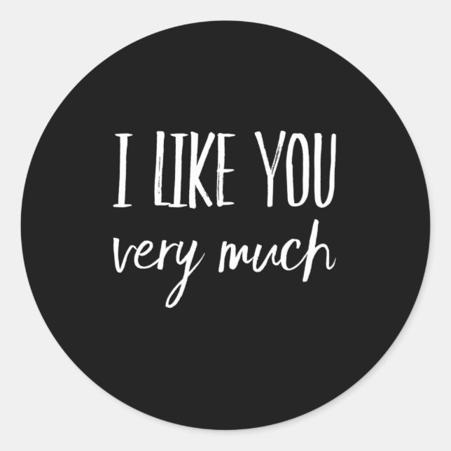 Sticker Rond Je T'Aime (Devant)