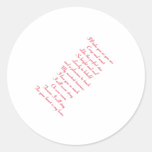 Sticker Rond Je t'aime