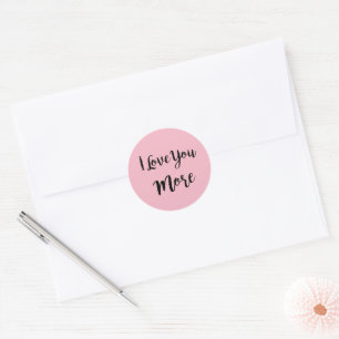 Sticker Rond Je T'Aime Plus De Script