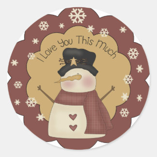 Sticker Rond Je T'Aime Tant