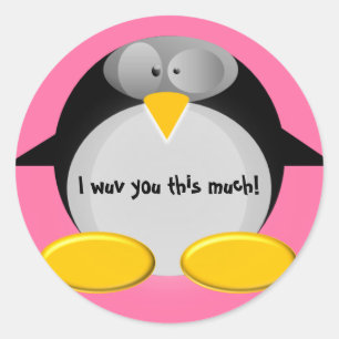Sticker Rond Je t'en veux autant !