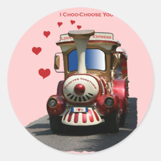 Sticker Rond Je Vous Choo-Choisis