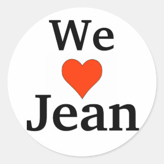 Sticker Rond Jean Preston