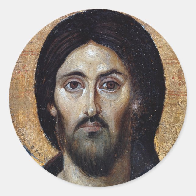 Sticker Rond Jésus (Devant)