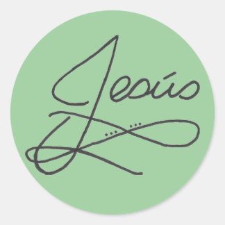 Sticker Rond Jesús