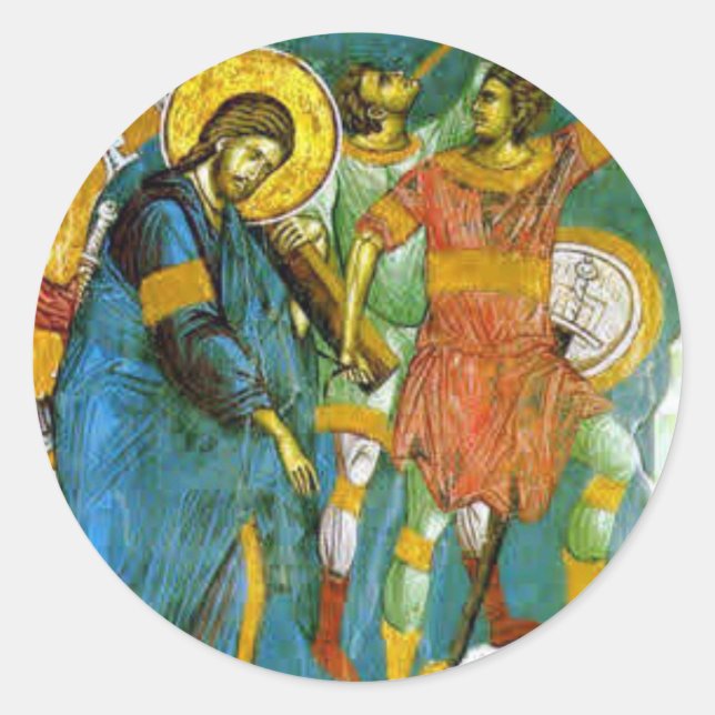 Sticker Rond Jésus (Devant)