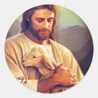 Sticker Rond Jésus