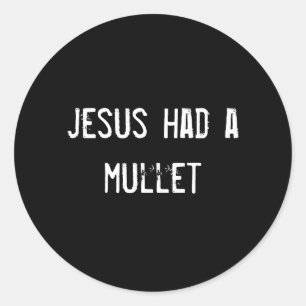 Sticker Rond jésus avait un mullet