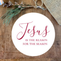 Jésus est la raison de la saison Noël rouge