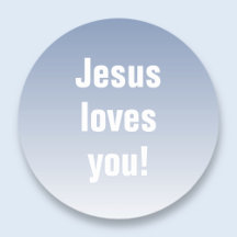 Jésus t'aime ! Ombre de n'importe quelle couleur