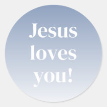 Jésus t'aime ! Ombre de n'importe quelle couleur
