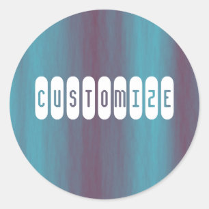 Sticker Rond Jet Stream - Modèle