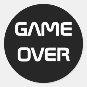 Sticker Rond jeu au-dessus d'autocollant