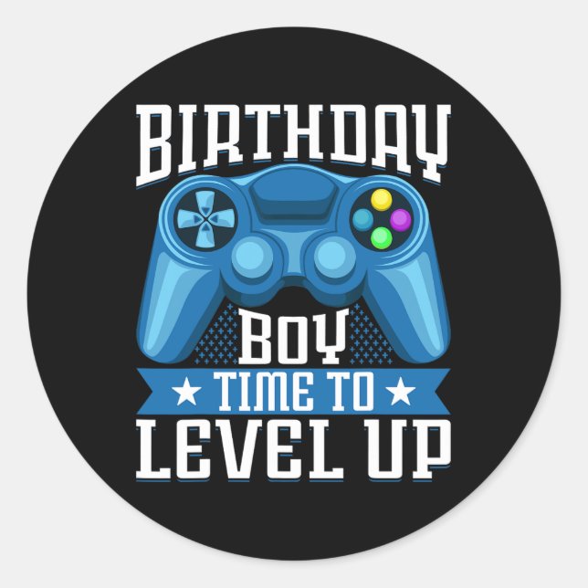 Sticker Rond Jeu d'Anniversaire Jeu d'Anniversaire Joueur 7 (Devant)