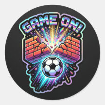 Jeu de foot rétro sur éclaboussure néon - 2026 Gam