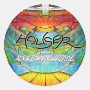 STICKER ROND JEU D'ÉTIQUETTES DU LOGEUR