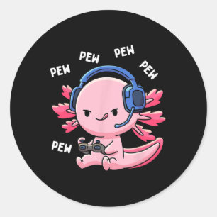 Sticker Rond Jeu Enfants Garçons Filles Anime Vidéo Jeu Pew Gam