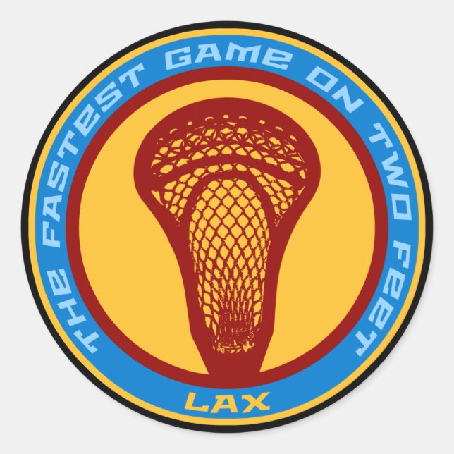 Sticker Rond Jeu le plus rapide (Devant)