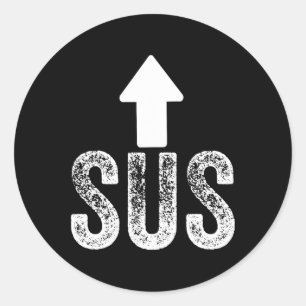 Sticker Rond Jeu Sus Idk Bro Bruh Mème Drôle Vidéo Gamer 1