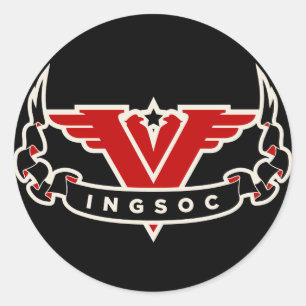 Sticker Rond Jeux d'autocollants INGSOC