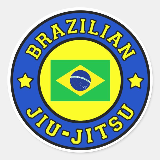 Sticker Rond Jiu Jitsu (Devant)