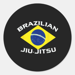 Sticker Rond Jiu-Jitsu brésilien - Cadeau MMA BJJ et Grappling