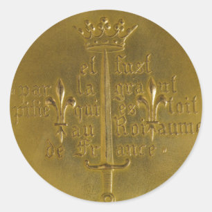 Sticker Rond Joan d'Arc