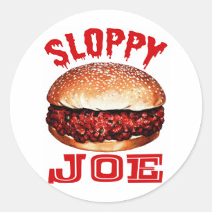 Sticker Rond Joe désordonné