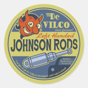 Sticker Rond Johnson Rods