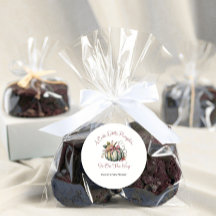 Joli Fall Green & Plum Citrouille Baby shower à th