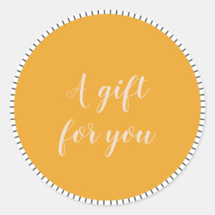 Sticker Rond Joli Script Petite entreprise Cadeau client pour v