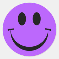Joli visage violet mou