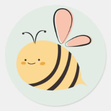 Jolie Bumble Bee Girl Baby shower Sexe Révélation