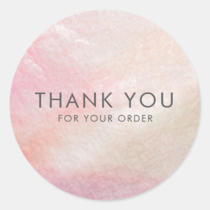 Sticker Rond Jolie coquille de corail rose Mère de Merci Pearl