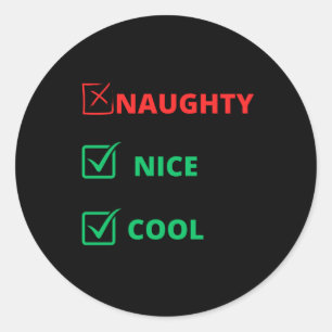 Sticker Rond jolie liste