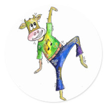 Jolie vache dansante Whimsical