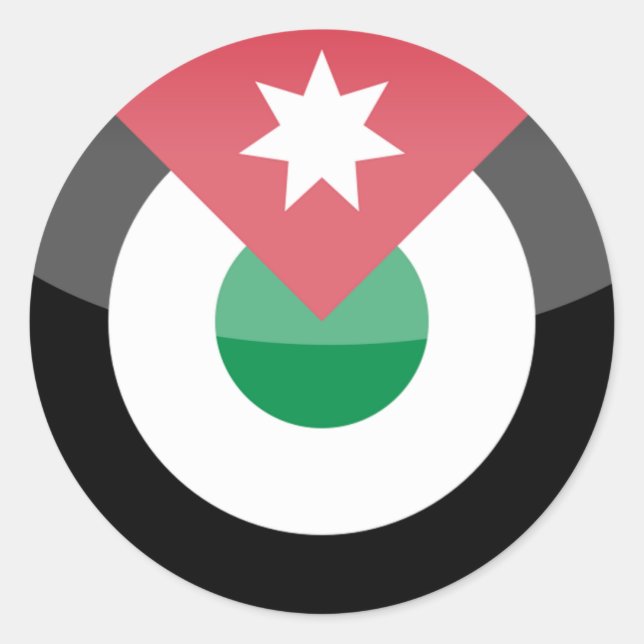 Sticker Rond jordan (Devant)