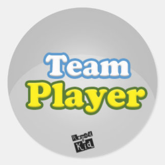 Sticker Rond Joueur d'équipe (jeu de 20)