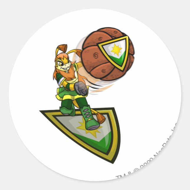Sticker Rond Joueur Ogrin Brightvale (Devant)