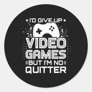 Sticker Rond Joueur Vidéo - Jeu En Ligne De Console Pc - Amusan