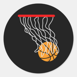 Sticker Rond Joueurs de Sketll - Swish!