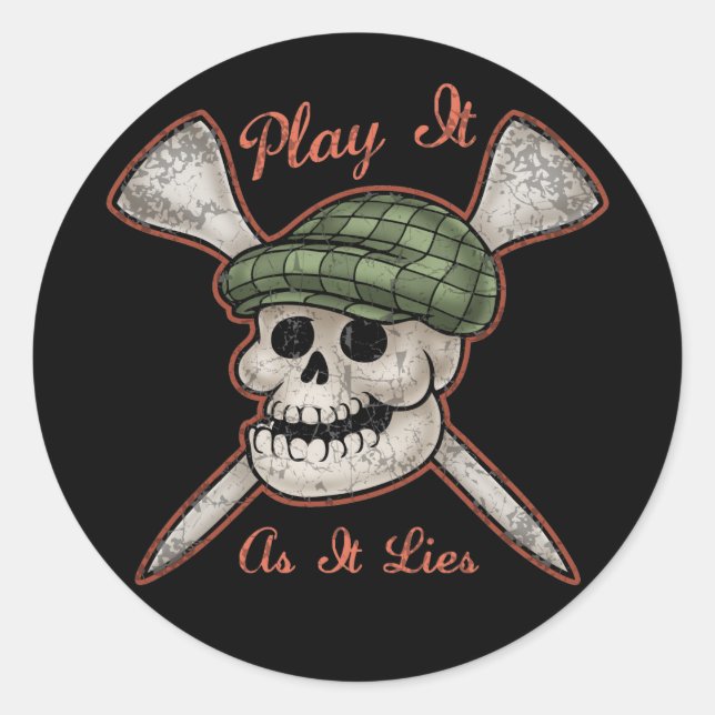 Sticker Rond Jouez-Le Comme Il Met (Devant)