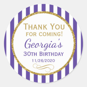 Sticker Rond Jour de la fête