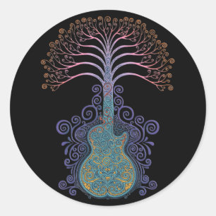 Sticker Rond Jour de la Guitresse