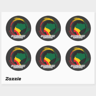Sticker Rond Jour de la Liberté - Histoire noire
