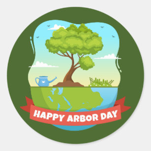 Sticker Rond Jour de l'Arbour